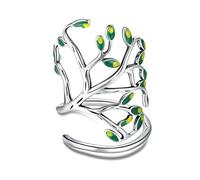 NZVCQVPU Earwomen's of Life Green Tree Foglie Girl Girls Regalo