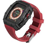 NZVCQVPU Elastico della custodia in lega in lega in metallo , per sostituzione Ultra 8 49mm Series , Watch Case Sport Class Mod Kit , per iWatch Series 49mm Sostituzione Accessori di ricambio