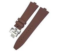 NZVCQVPU FKM Senior Fluorine Rubber Watchband For 4500V 5500V 7900 Watch Strap vc Convex Mouth 7mm watch accessories