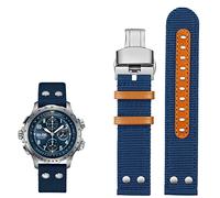 NZVCQVPU For Hamilton Khaki aviation Watch H77616533 H70615733 Watch Strap Men WatchBand Beyond wind speed series nylon canvas 20mm 22mm