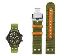 NZVCQVPU For Hamilton Khaki aviation Watch H77616533 H70615733 Watch Strap Men WatchBand Beyond wind speed series nylon canvas 20mm 22mm