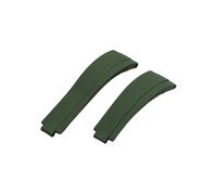NZVCQVPU For Rubber Watch Strap 20mm,21mm with silver buckle Watch bands