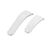 NZVCQVPU For Rubber Watch Strap 20mm,21mm with silver buckle Watch bands