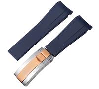 NZVCQVPU For Rubber Watch strap male ditongna Green Water Ghost diver green silicone 20mm 21mm watch band