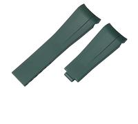 NZVCQVPU For Rubber Watch strap male ditongna Green Water Ghost diver green silicone 20mm 21mm watch band
