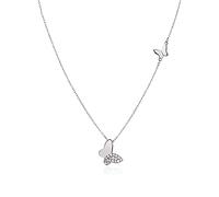 NZVCQVPU Gioielli/collane 925 cravatta a farfalla femmina sterling clavicole catena leggera di compleanno di lusso regalo di San Valentino e pendenti femminili