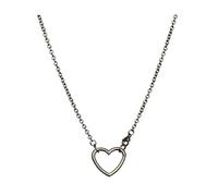 NZVCQVPU Gioielli/collane La collana a catena in acciaio in titanio, collana di coppia personalizzata, ciondolo in lega d'amore può ruotare la collana ruotata da donna
