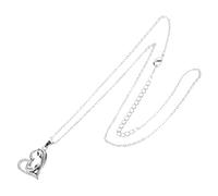 NZVCQVPU Gioielli con zircone femminile della catena delle clavicoli a forma di cuore