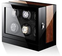 NZVCQVPU Guarda gli avvolgitori, scatole di stoccaggio di avvolgitori per orologi automatici intelligenti per 6 orologi, box box per orologi per il display touch sceneggia