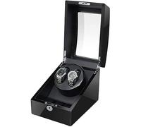NZVCQVPU Guarda Winder Box 2 3 Adattatore automatico Watchhe Winder e batteria Piano in legno Finitura silenziosa Motore Bellissimo Paesaggio