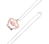 NZVCQVPU Heart for Women Personalized Diamond Diamond robusto in perline Collana