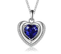 NZVCQVPU Jewelry Heart Shape Pendant Necklaces Plated Necklace Jewelry Gift for Women