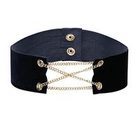NZVCQVPU Jewelry Velvet with Chain Collar Necklaces Alloy Necklace Jewelry Gift for Women