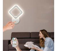 NZVCQVPU Living Room Sconce 12W Rechargeable LED Light, Dimmable Indoor Light Connection USB Rechargeable Light,A
