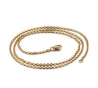 NZVCQVPU NATTA ROLO CATANA A GETTA IN ACCIAIO IN INSOLSORE 18-24 pollici, collana per uomini fresco da 1,6-2,4 mm di collana hip hop