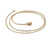 NZVCQVPU Necklace a catena rolo uomini da 18-20 pollici, collane a catena in acciaio inossidabile da 1,7-2 mm collana a catena del rapper