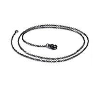 NZVCQVPU Necklace a catena rolo uomini da 18-20 pollici, collane a catena in acciaio inossidabile da 1,7-2 mm collana a catena del rapper