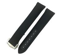 NZVCQVPU Nylon Watchband 19mm 20mm 21mm For Omega Diver 300 AT150 Planet Ocean Curved End Blue Canvas Fabric Watch Strap