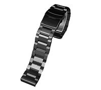NZVCQVPU PRG-600YB/PRG-650/PRW-6600 GA2000 Men solid metal steel watch strap accessories 24mmBlack silver Band