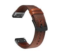 NZVCQVPU Quick release Leather Watch Band Strap For Fenix 6 6X Pro Easy Fit Strap For Fenix 3 3HR 5X 5 Plus 6 Pro bracelet