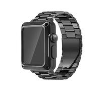 NZVCQVPU Steel Strap Case for 7 6 SE 5 4 3 se Stainless Steel Mod for IWatch 44mm 42mm 38mm 40mm Luxury Metal Case and Band Protective Cover