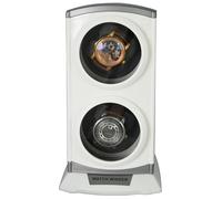 NZVCQVPU Winder Automatic Double Winder per 2 orologi a doppia scatola di stoccaggio rotante 4 modalità TPD Custodia a prova di polvere meccanica con motore silenzioso a LED blu (colore: D)