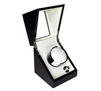 NZVCQVPU Winder Automatic Single Winder Display Box Japan Motor 1 Mechanical Winding Box Wooden Storage Case Organizer Piano Paint Atmosphere Winder