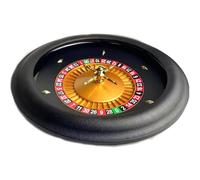 NZVZGKTNTW Ruota Da Roulette Lucida Deluxe In ABS Da 18"/45 Cm, Con Ruote Da Roulette Con Layout Doppio Zero For Giochi Domestici Notturni O Professionali