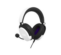 NZXT Relay Cuffie da gioco per PC con filo - AP-WCB40-W2 - Certificate Hi-Res Audio - Suono surround DTS Headphone:X - Design leggero e confortevole - Microfono rimovibile - Bianche
