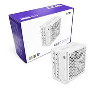 NZXT C850 Gold ATX 3.1 - Alimentatore da gioco per PC completamente modulare a basso rumore - 850 Watt - 80 Plus Gold - Connettore 12V-2x6 - Modalità Zero Fan - Condensatori 100% giapponesi - Bianco