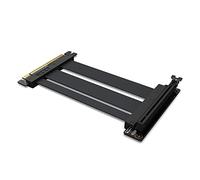 NZXT Cavo riser PCIe 4.0x16 - AB-RC200-B1 - Cavo riser flessibile e schermato, prestazioni ad alta velocità, lunghezza 200 mm