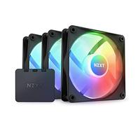 NZXT F120 RGB Core Triple Pack - 3 ventole RGB montate su hub da 120 mm con controller RGB - 8 LED indirizzabili individualmente - Lame semitraslucide - Alta pressione statica e flusso d'aria -