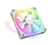 NZXT F120 RGB Duo - Ventola RGB bifacciale da 120 mm - 20 LED indirizzabili individualmente - Flusso d'aria bilanciato e pressione statica - Cuscinetto fluido dinamico - Controllo PWM - Angoli in