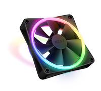 NZXT F120 RGB Duo - Ventola RGB bifacciale da 120 mm - 20 LED indirizzabili individualmente - Flusso d'aria bilanciato e pressione statica - Cuscinetto fluido dinamico - Controllo PWM - Angoli in