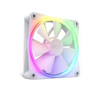 NZXT F120 RGB Fans - RF-R12SF-W1 - Personalizzazione avanzata dell'illuminazione RGB - Raffreddamento silenzioso - Singola (Controller RICHIESTO, NON INCLUSO) - Ventola da 120mm Bianco