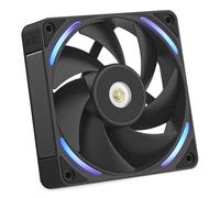 NZXT F120X Ventola Performance - 120mm PWM RGB PC - Flusso aria & pressione max - Basso rumore - Telaio & pale LCP - Cuscinetto magnetico fluido - Spessore 30mm - Nero
