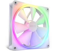 NZXT F140 Fan - RF-R14SF-W1 - Personalizzazione avanzata dell'illuminazione RGB, Singola (ventola RGB e controller NECESSARI E NON INCLUSI) - Ventola x 140 mm, 14 x 14 x 2.6 cm, Bianco