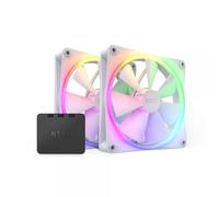 NZXT F140 RGB TWIN Case per computer, Processore Ventilatore 14 cm Bianco 2 pz (