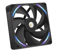 NZXT F140X Ventola Performance - 140mm PWM RGB PC - Flusso aria & pressione max - Basso rumore - Telaio & pale LCP - Cuscinetto magnetico fluido - Spessore 30mm - Nero