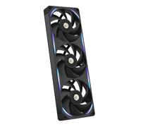 NZXT F360X Ventola Performance Telaio Singolo - 3x 120mm PWM RGB PC - Flusso aria & pressione max - Basso rumore - Telaio & pale LCP - Cuscinetto magnetico fluido - Spessore 30mm - Nero