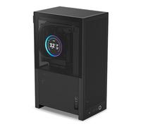 NZXT H2 Flow - Case per PC Mini-ITX da 20,7 litri ad alto flusso d'aria - Include 2 ventole superiori da 120 mm e cavo riser PCIe 5.0 - GPU da 331 mm - Radiatore da 280 mm - Nero