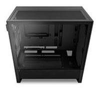NZXT H3 Flow - Case PC Gaming Micro-ATX - Flusso d'aria ottimizzato - 1 ventola 120mm inclusa - GPU full-size - Radiatore 280mm frontale, 240mm superiore - Scheda madre con conn. posteriore - Nero
