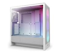 NZXT H5 Flow RGB - Case PC Mid-Tower ATX Compatto - Bianco