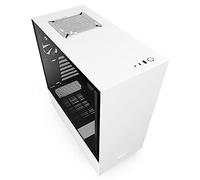 NZXT H510 - Compact ATX Mid-Tower PC Gaming Case - Front I/O USB Type-C Port - Tempered Glass Side Panel - Cable Management System - Water-Cooling Ready - Steel Construction - White/Black