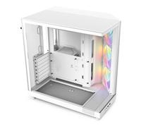 NZXT H6 Flow RGB, CC-H61FW-R1, Case Mid-Tower Compatto a Doppia Camera con Fluss
