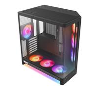 NZXT H6 RGB+ - Case PC ATX Compatto a Doppia Camera - Nero
