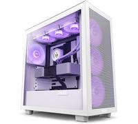 NZXT H7 Flow RGB | Mid-Tower ATX con ventole RGB Bianco