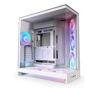 NZXT H9 Flow RGB+ white matt Temperd Glass x 2 Gehäuse ATX CM-H92FW-P1