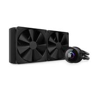 NZXT Kraken 240 - RL-KN240-B1 - Raffreddamento a liquido CPU AIO 240 mm - Display LCD quadrato da 1,54" personalizzabile - 2 ventole F120P - Nero