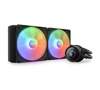 NZXT Kraken 280 RGB - Dissipatore CPU AIO 280mm, LCD - Nero | AIO RGB 280mm con LCD personalizzabile da 1.54 pollici e ventole RGB. Mostra temp o arte e sincronizza le luci via CAM.